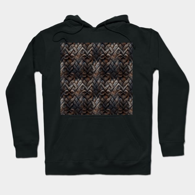 Dark Nordic pattern, model 8 Hoodie by Endless-Designs